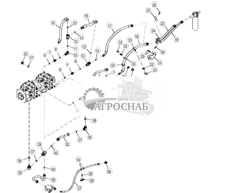 Шланги управления трансмиссией и фильтра (301960 - ) - ST895313 41.jpg